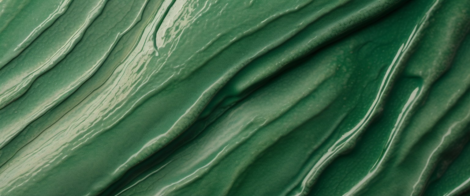 Sfeerbeeld: close-up van groen glazuur